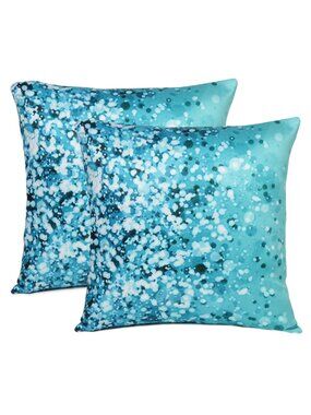 Oussum Accent Pillow Case Cotton Abstract Cushion Cover Square Set of 2
